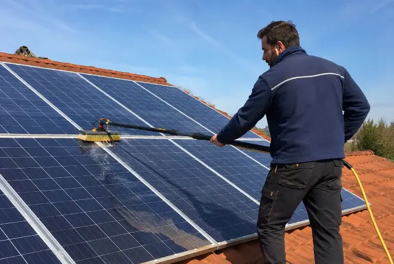 Nettoyage et entretien de panneaux solaires à Saint-Lyphard
